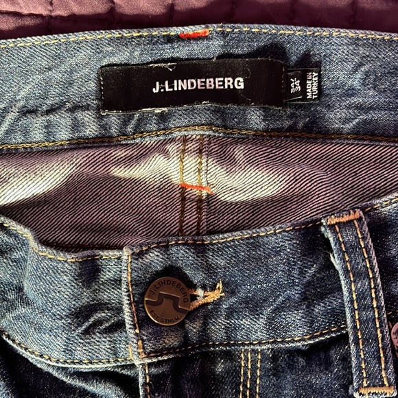 Funky Lindeberg blue jeans, 34x30, extensively distressed - Picture 4 of 4